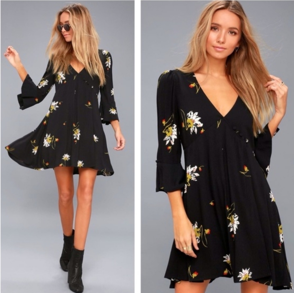 NWOT Free People Time On My Side Wrap Dress